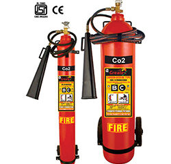 Carbon Di Oxide Fire Extinguisher Trolley